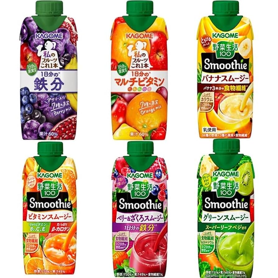 Amazon.co.jp: 野菜生活100 スムージー 4種各8本(32本) + 私の